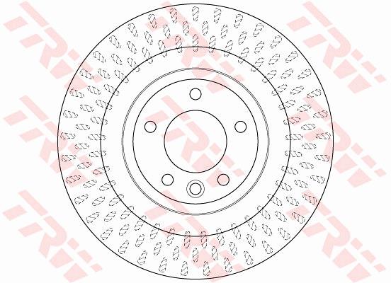 Tarcza hamulcowa TRW DF6528S