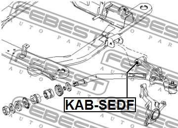 Tuleja wahacza FEBEST KAB-SEDF