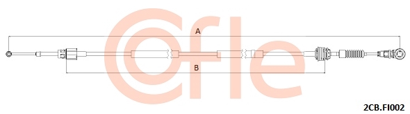Linka dźwigni zmiany biegów COFLE 92.2CB.FI002