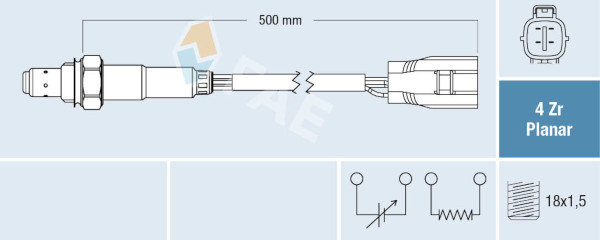 Sonda lambda FAE 77790