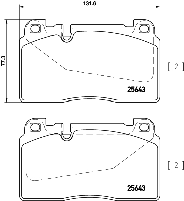 Klocki hamulcowe HELLA 8DB 355 020-251