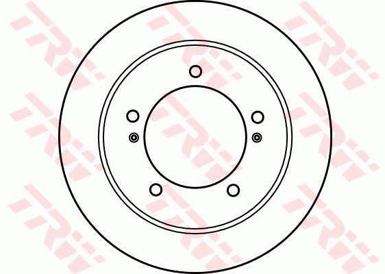 Tarcza hamulcowa TRW DF2588