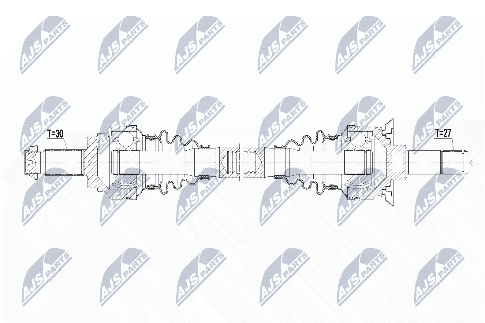 Dystans gumowy, resorowanie NTY AB-HY-510