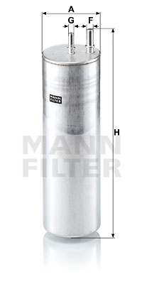 Filtr paliwa MANN-FILTER WK 6038