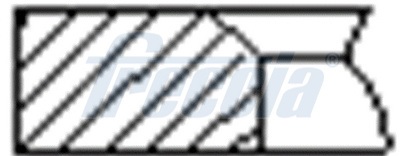 Pierścienie tłokowe FRECCIA FR10-381300