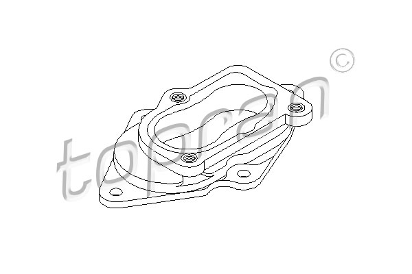 Kołnierz gaźnika TOPRAN 100 226