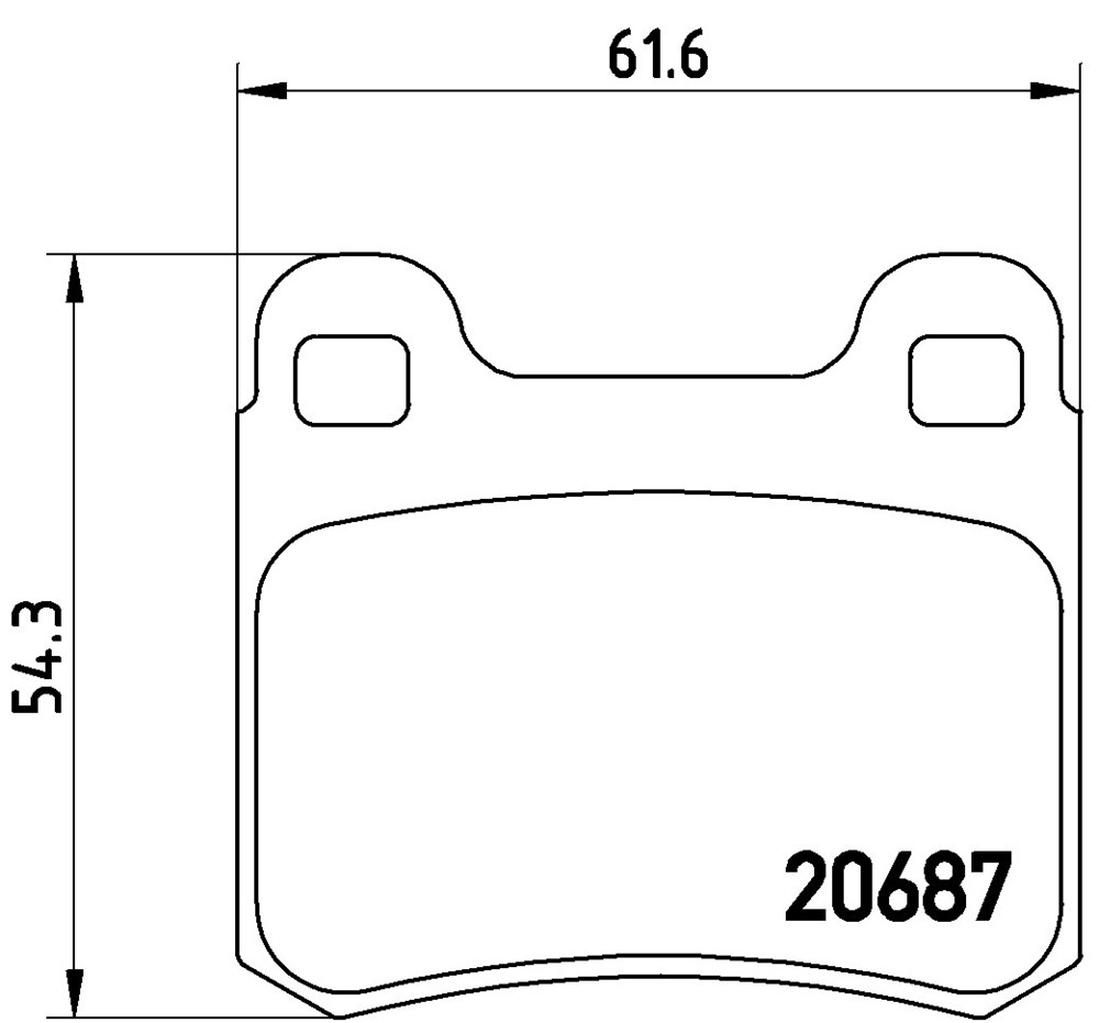 Klocki hamulcowe BREMBO P 50 013