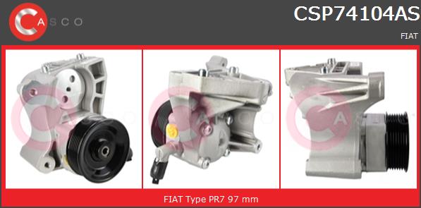Pompa wspomagania CASCO CSP74104AS