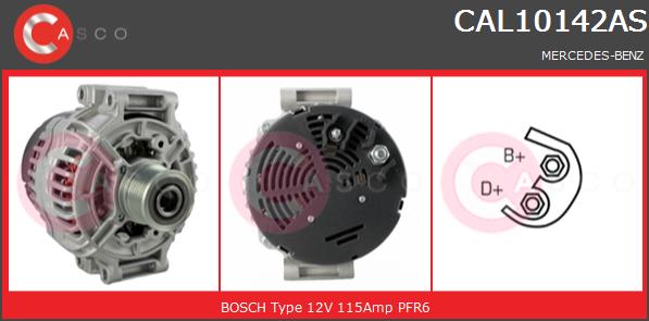 Alternator CASCO CAL10142AS