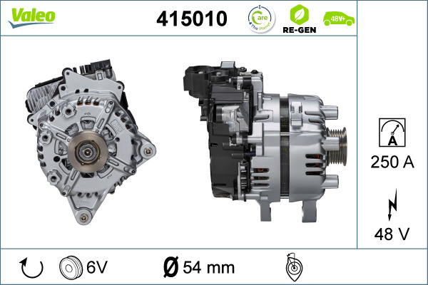 Rozrusznikoalternator VALEO 415010