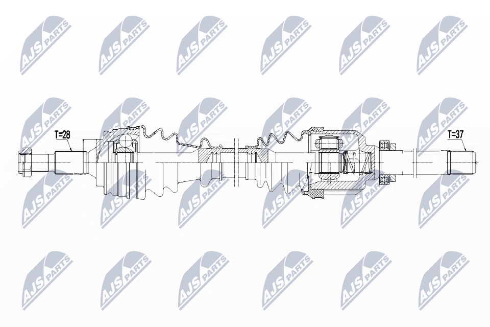 Filtr sadzy / filtr cząstek stałych, układ wydechowy NTY DPF-ME-013