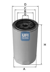 Filtr oleju UFI 23.106.01