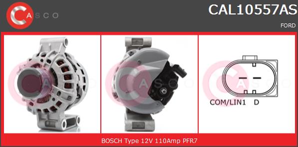 Alternator CASCO CAL10557AS