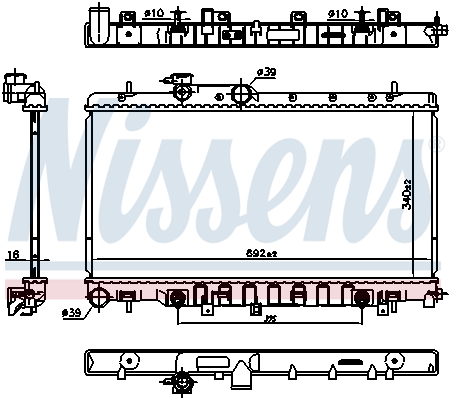 Chłodnica NISSENS 67711