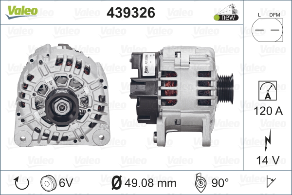 Alternator VALEO 439326