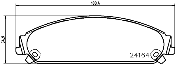 Klocki hamulcowe HELLA 8DB 355 011-891