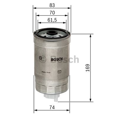 Filtr paliwa BOSCH 1 457 434 198