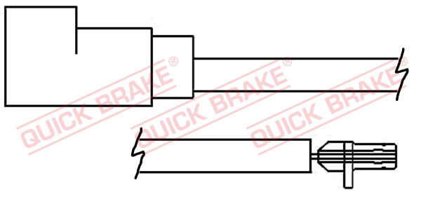 Czujnik zużycia klocków QUICK BRAKE WS 0257 B