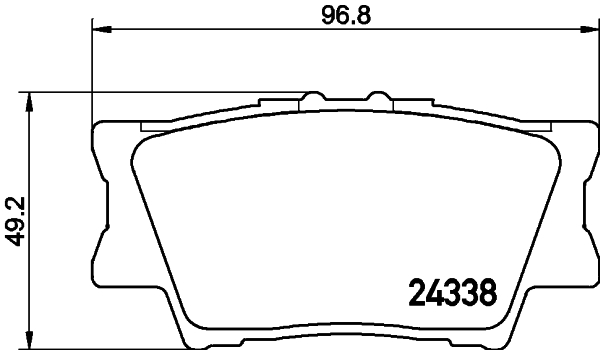 Klocki hamulcowe HELLA 8DB 355 006-881