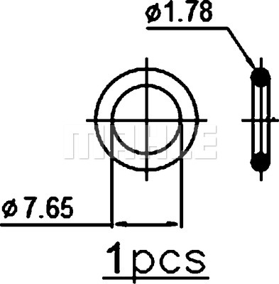 Skraplacz klimatyzacji MAHLE AC 803 000S