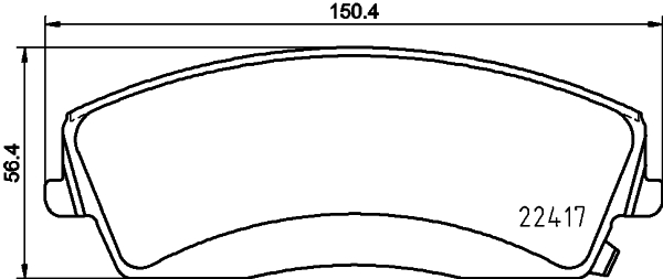 Klocki hamulcowe HELLA 8DB 355 025-001
