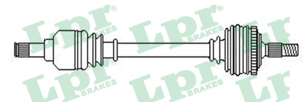 Półoś napędowa LPR DS52509