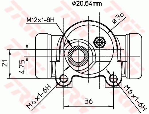 Cylinderek TRW BWF153