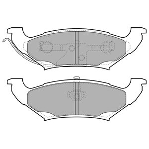 Klocki hamulcowe DELPHI LP2085
