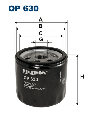 Filtr oleju FILTRON OP630