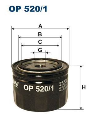 Filtr oleju FILTRON OP520/1
