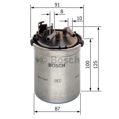 Filtr paliwa BOSCH 0 450 906 426