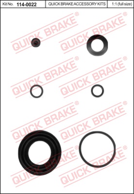 Zestaw naprawczy zacisku hamulcowego QUICK BRAKE 114-0022