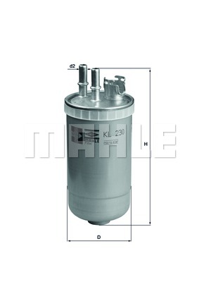 Filtr paliwa MAHLE KL 230