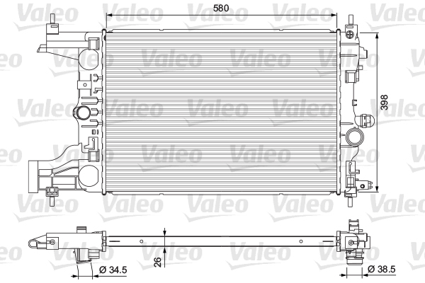 Chłodnica VALEO 701723