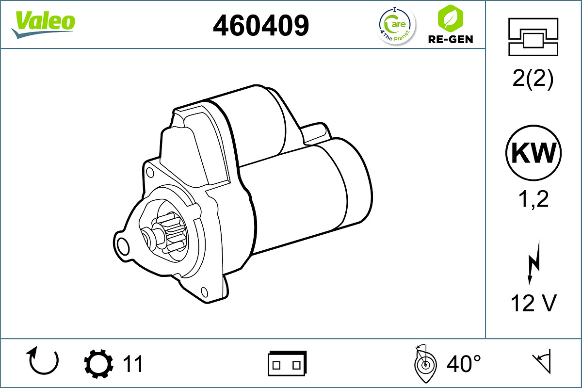 Rozrusznik VALEO 460409