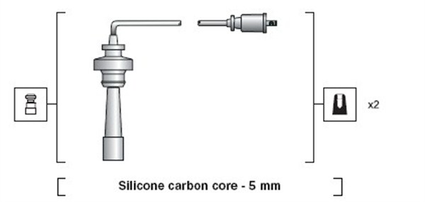 Przewody zapłonowe MAGNETI MARELLI 941318111192