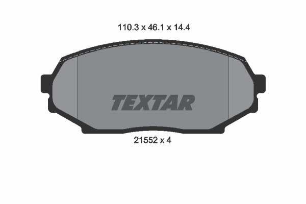 Klocki hamulcowe TEXTAR 2155202