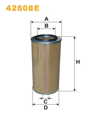 Filtr powietrza WIX FILTERS 42608E