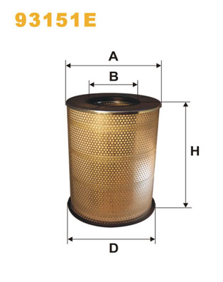 Filtr powietrza WIX FILTERS 93151E