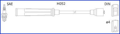 Przewody zapłonowe HITACHI 134576