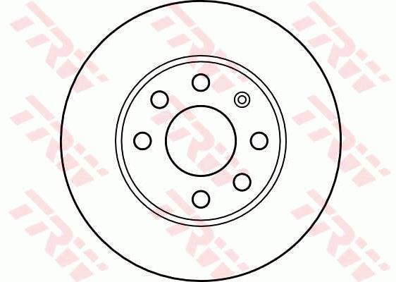Tarcza hamulcowa TRW DF4225