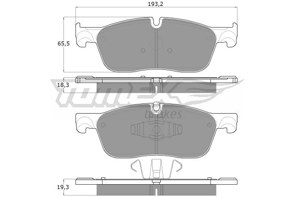 Klocki hamulcowe TOMEX BRAKES TX 18-15