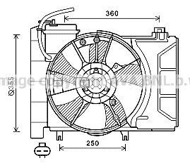 Wentylator AVA QUALITY COOLING TO7647