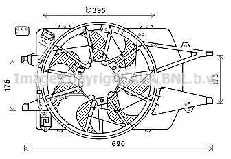 Wentylator AVA QUALITY COOLING FD7577