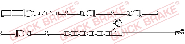 Czujnik zużycia klocków QUICK BRAKE WS 0290 A