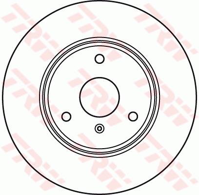 Tarcza hamulcowa TRW DF4961