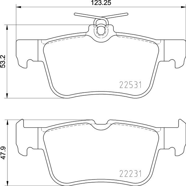 Klocki hamulcowe BREMBO P 24 175