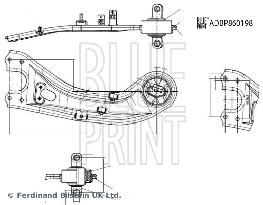 Wahacz, zawieszenie koła BLUE PRINT ADBP860198
