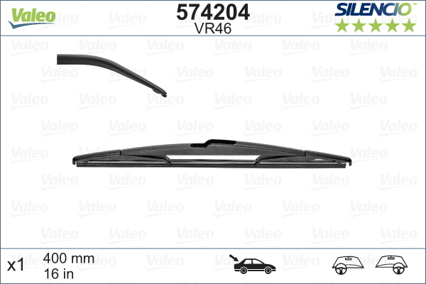 Pióro wycieraczki VALEO 574204