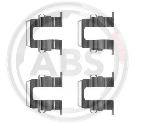 Zestaw akcesoriów montażowych  klocków hamulcowych A.B.S. 1259Q